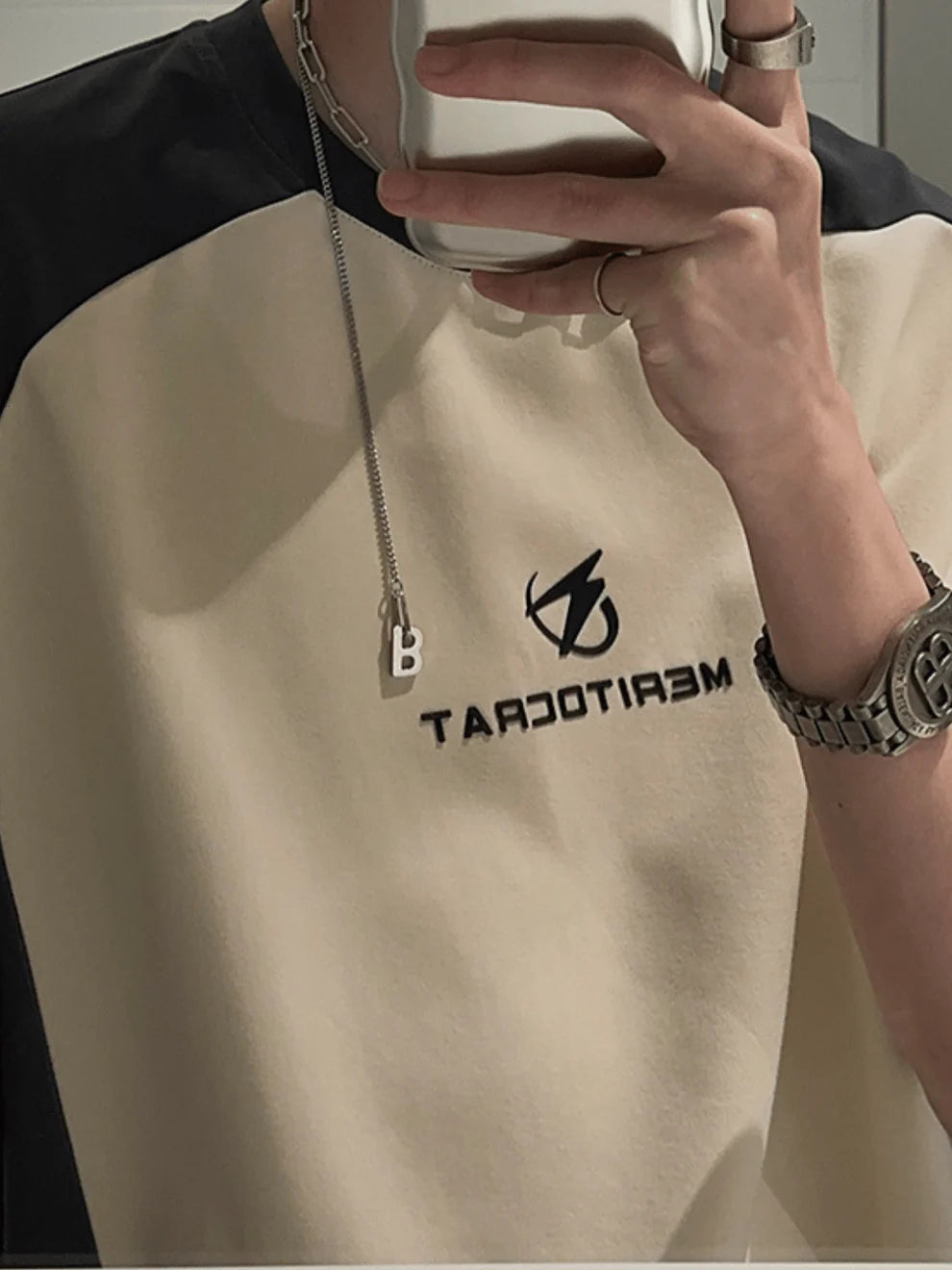 [JH HOMME] loose summer half-sleeve design t-shirt st2258