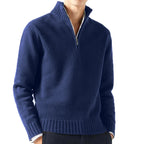 Half-Zip Mock Neck Sweater Relaxed